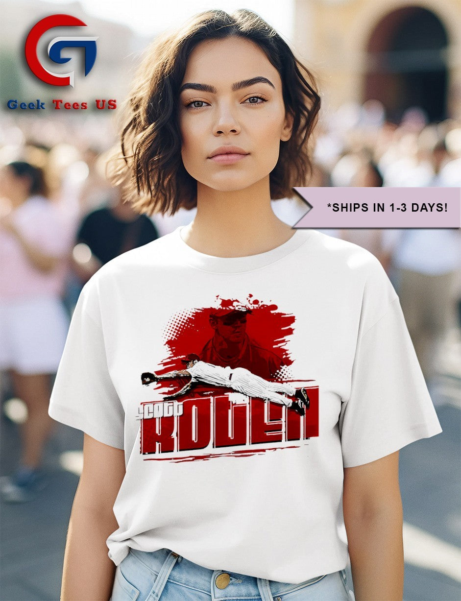Scott Rolen Cincinnati Reds MLB diving catch shirt Unisex , , , Long Sleeve Tee