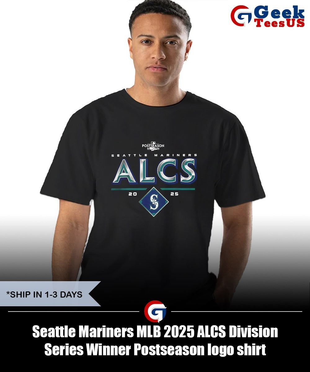 Seattle Mariners MLB 2025 ALCS Division Series Winner Postseason logo shirt Unisex , , , Long Sleeve Tee