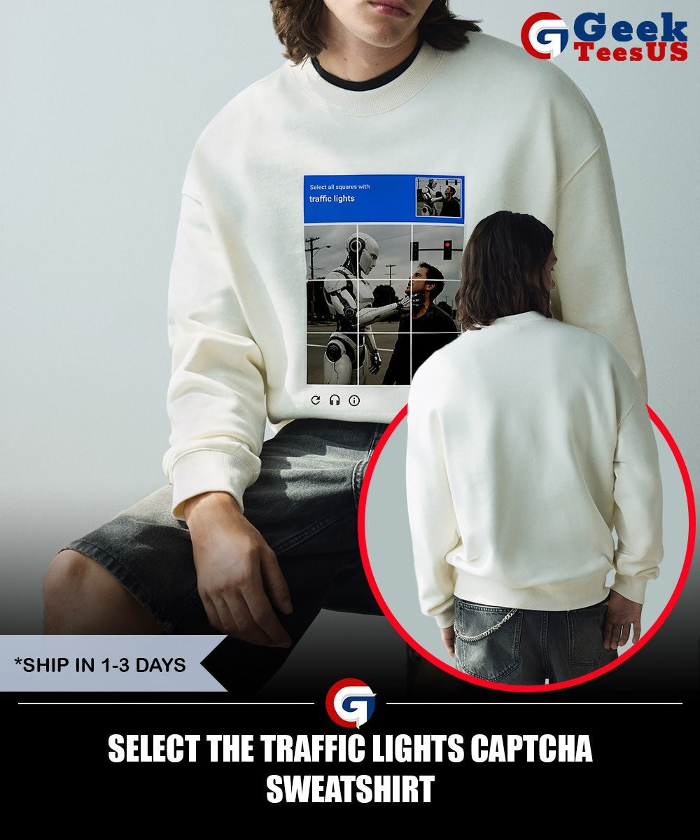 Select the traffic lights captcha shirt Unisex , , , Long Sleeve Tee
