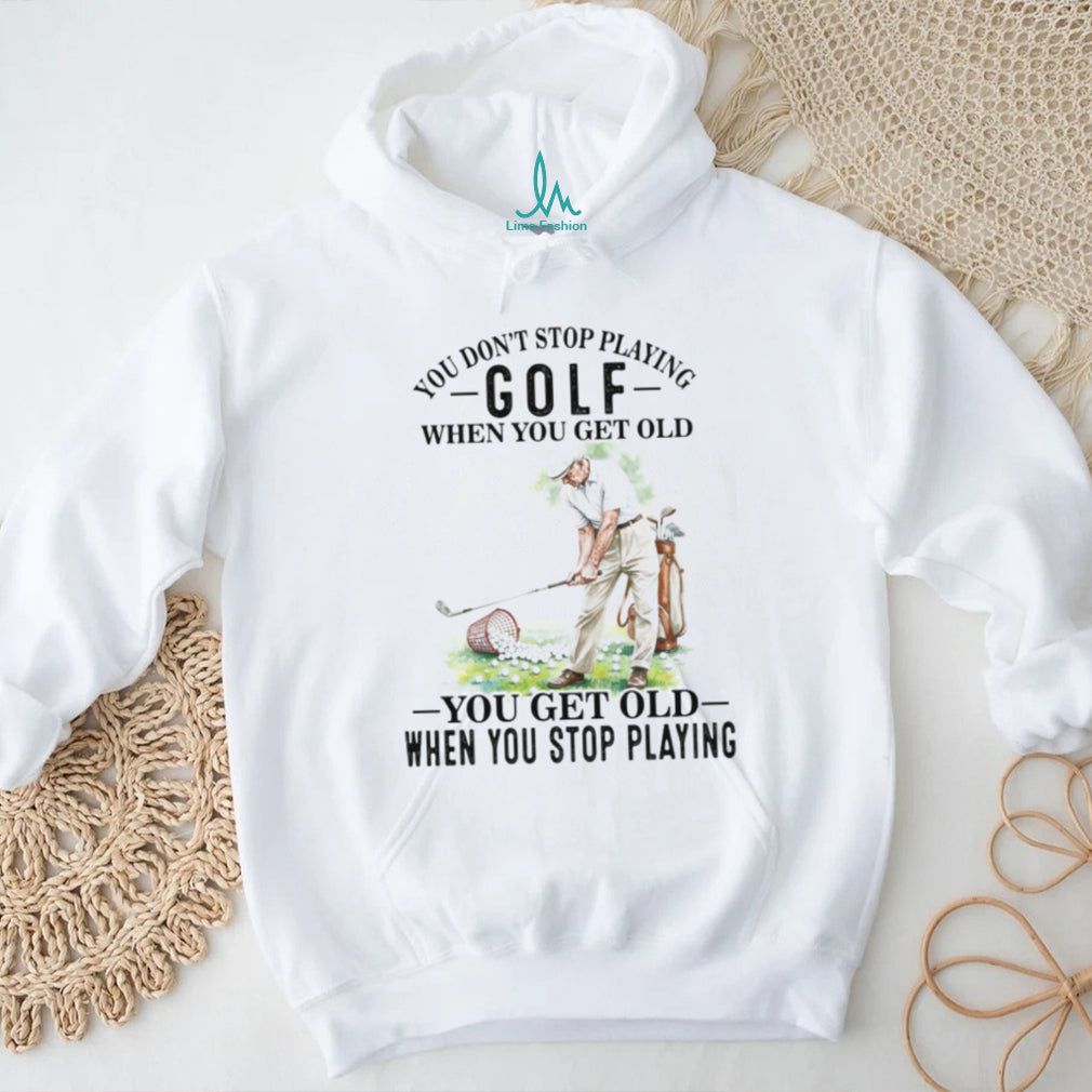 Senior Golfer Hobby Quote Vintage Sports Enthusiast T Shirt