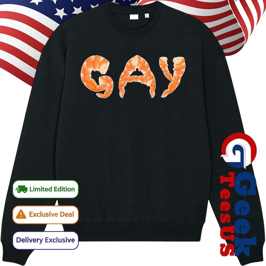 Shrimp Gay LGBT shirt Unisex , , , Long Sleeve Tee