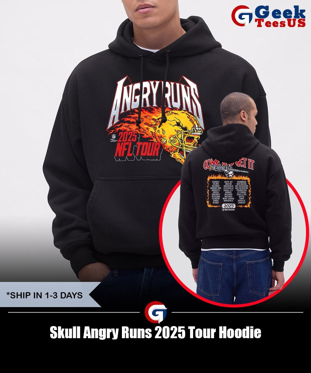 Skull Angry Runs 2025 Tour shirt Unisex , , , Long Sleeve Tee