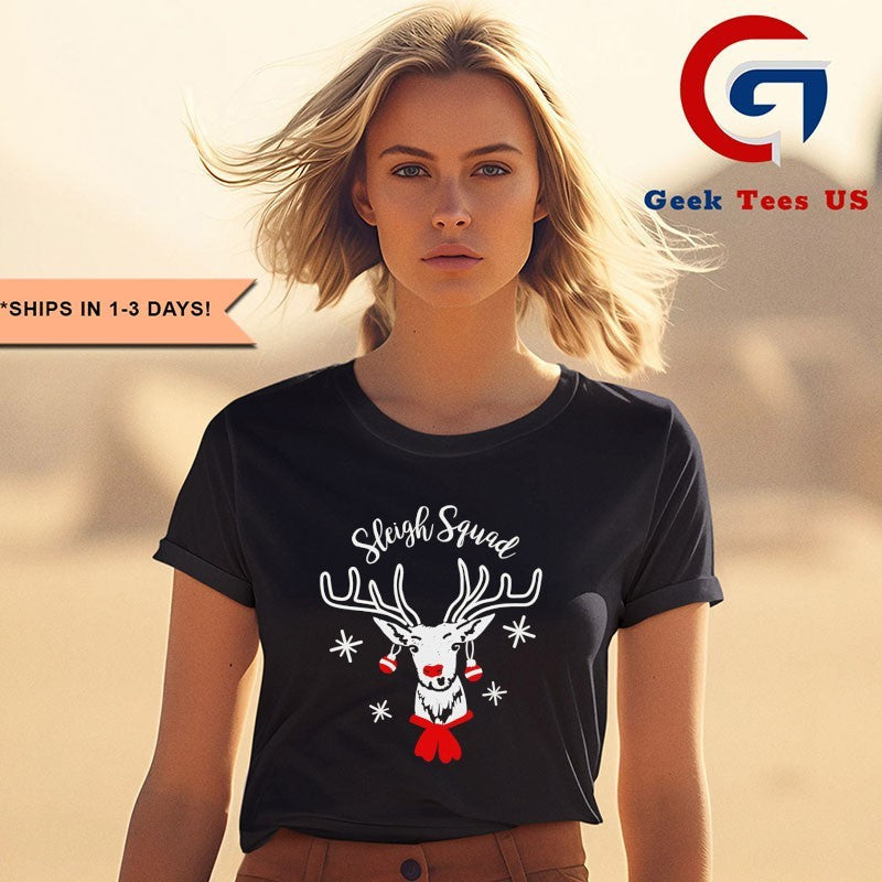 Sleigh Squad Christmas 2025 shirt Unisex , , , Long Sleeve Tee