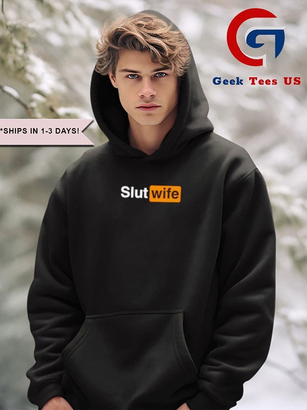 Slut Wife logo parody shirt Unisex , , , Long Sleeve Tee