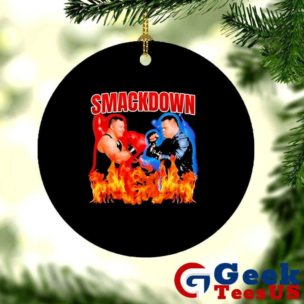 Smackdown boxing flames shirt Unisex , , , Long Sleeve Tee