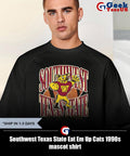 Southwest Texas State Eat Em Up Cats 1990s mascot shirt Unisex , , , Long Sleeve Tee