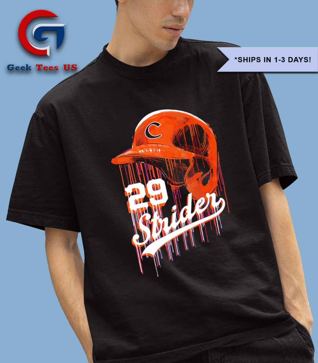 Spencer Strider Clemson Tigers MLBPA helmet shirt Unisex , , , Long Sleeve Tee