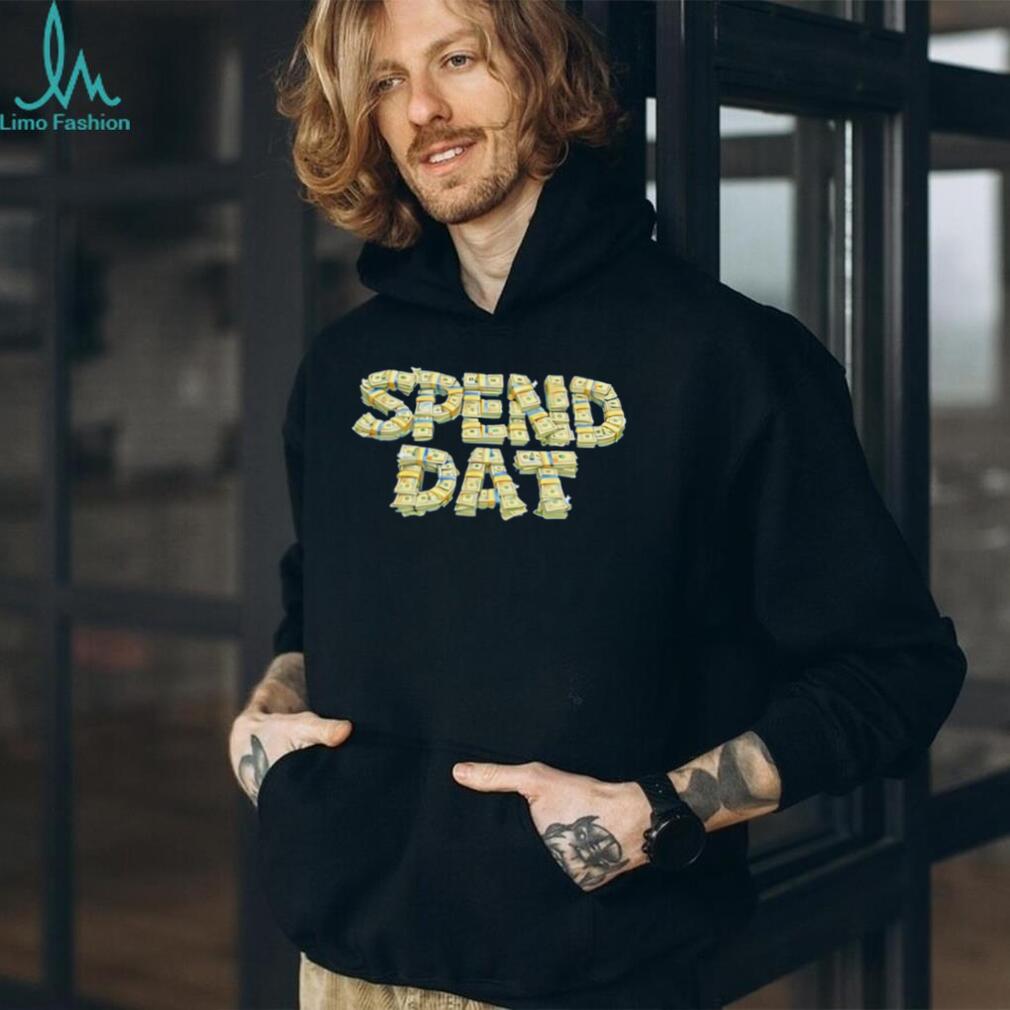 Spend Dat Cash Stack Money Typography Hip Hop T Shirt