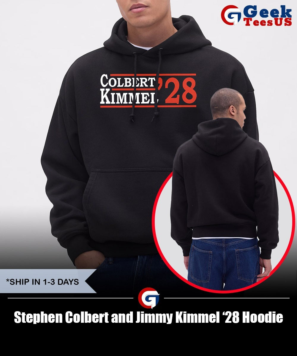 Stephen Colbert and Jimmy Kimmel ’28 shirt Unisex , , , Long Sleeve Tee
