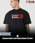 Stephen Colbert and Jimmy Kimmel ’28 shirt Unisex , , , Long Sleeve Tee