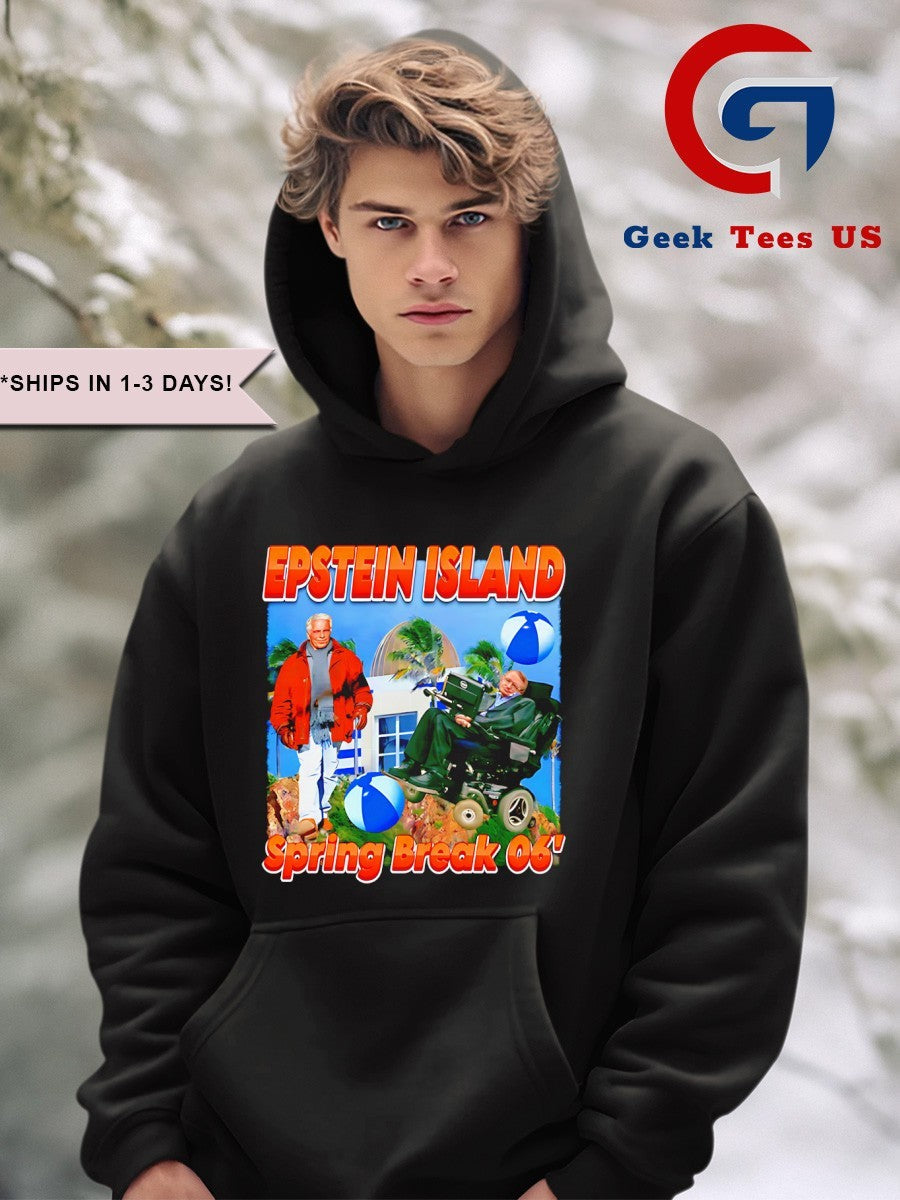 Stephen Hawking Epstein Island Spring Break 06′ shirt Unisex , , , Long Sleeve Tee