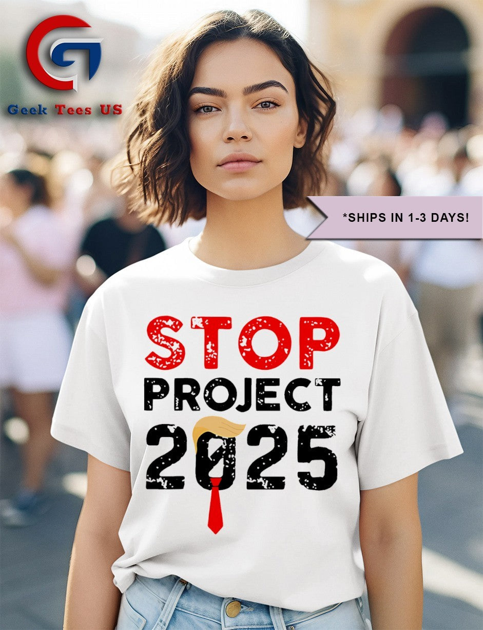 Stop Project 2025 Anti Trump shirt Unisex , , , Long Sleeve Tee