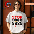 Stop Project 2025 Anti Trump shirt Unisex , , , Long Sleeve Tee