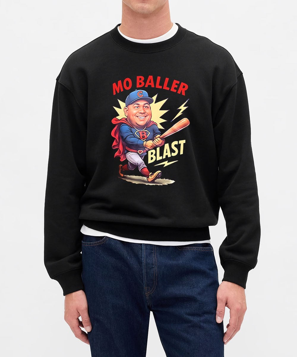 Super Mo Baller Blast Chicago Cubs baseball shirt Unisex , , , Long Sleeve Tee