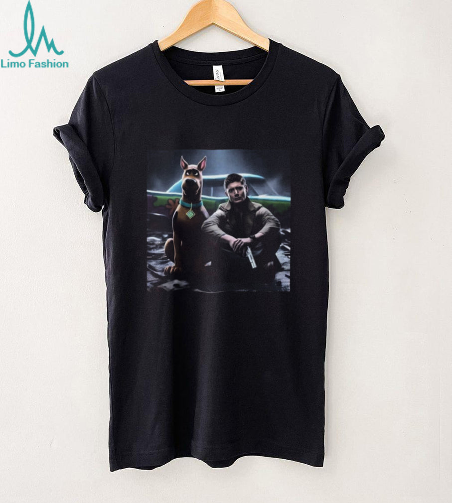 Supernatural Dean Winchester and Scooby Doo Mystery Machine Mashup Shirt