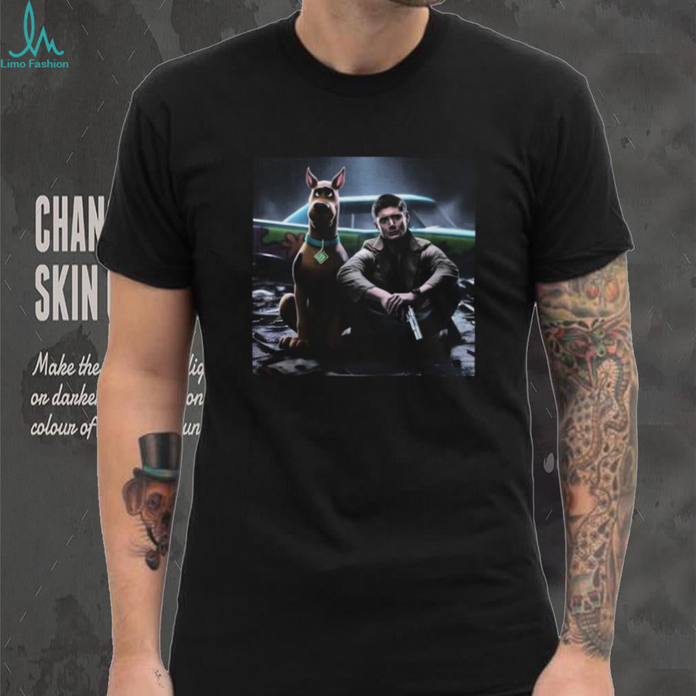 Supernatural Dean Winchester and Scooby Doo Mystery Machine Mashup Shirt