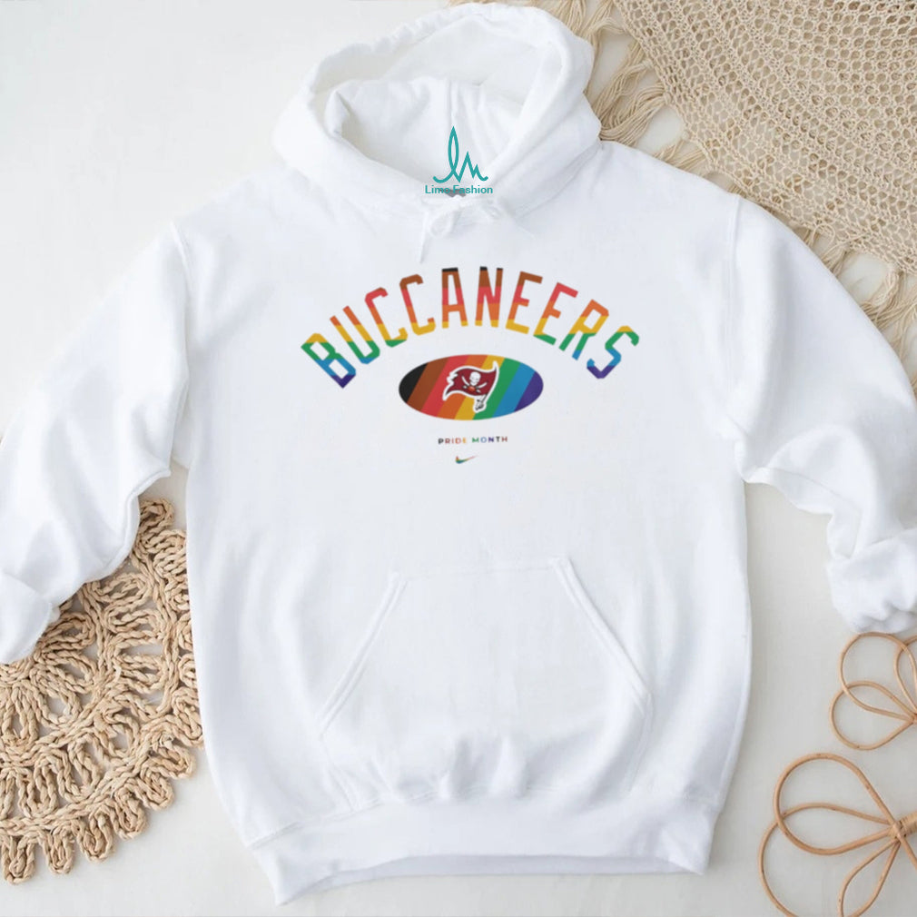 Tampa Bay Buccaneers Pride Month Rainbow logo shirt