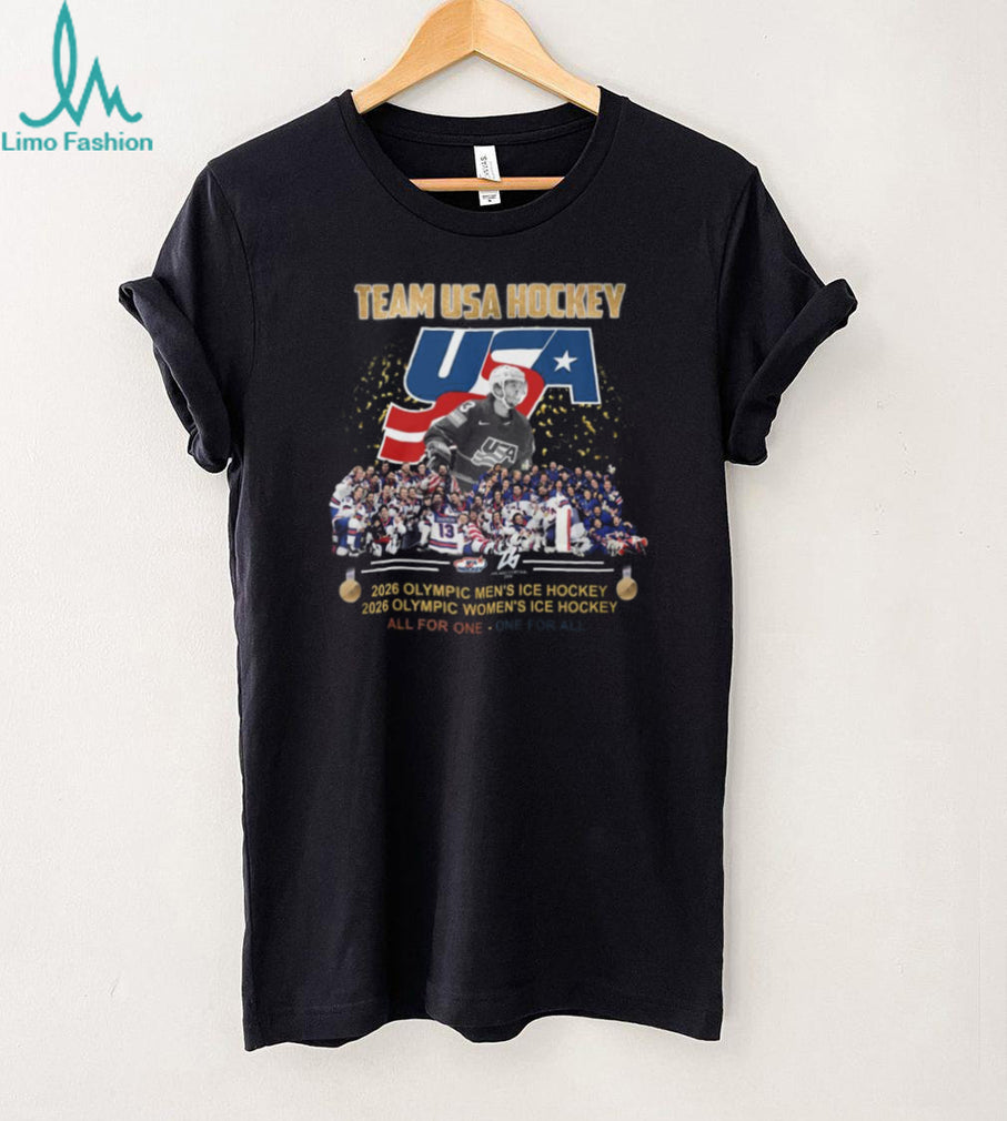 Team USA Hockey 2026 Olympic Champions Men’s & Women’s Gold Medal T Shirt