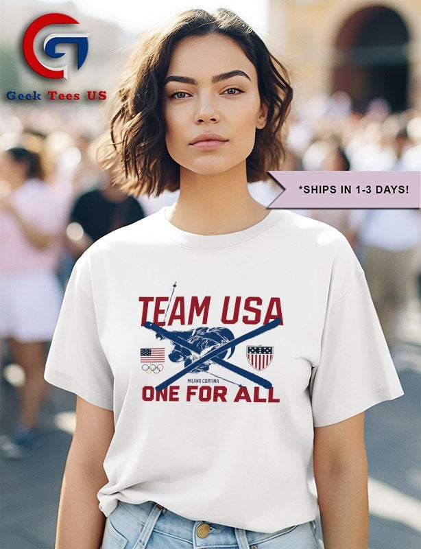 Team USA One For All 2026 Winter Olympics shirt Unisex , , , Long Sleeve Tee