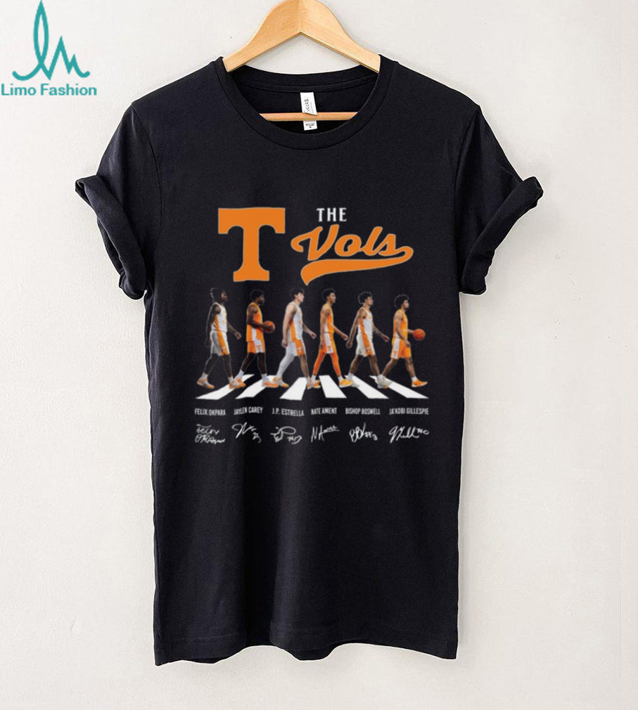 Tennessee VolunT Shirtrs Vols Abbey Road Basketball Signature T Shirt