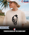 Terrifier merch art the clown shirt Unisex , , , Long Sleeve Tee