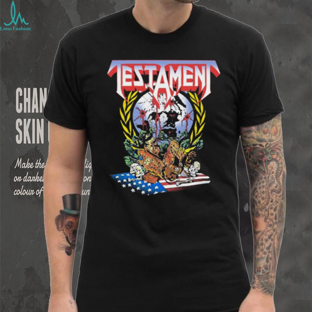 Testament Band Souls of Black World Tour Retro Thrash Metal T Shirt