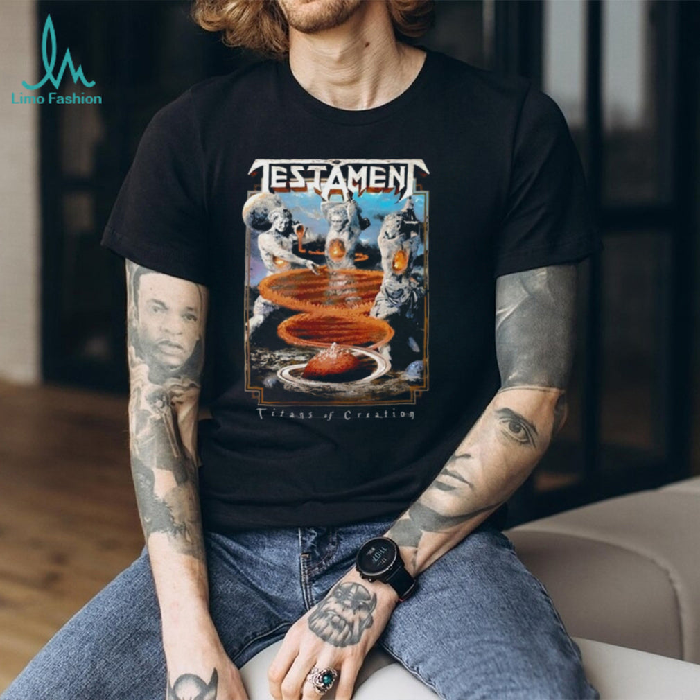 Testament Titans of Creation Album Cover Heavy Metal T Shirt