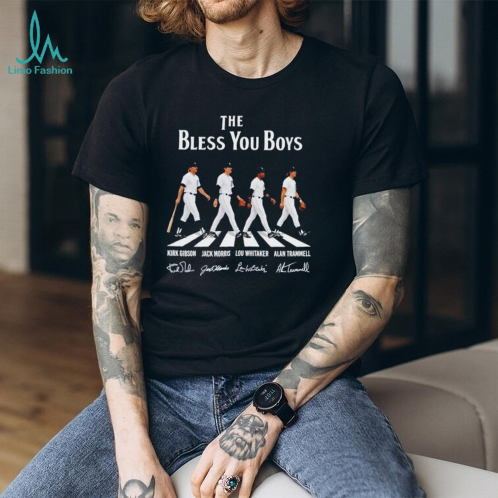 The Bless You Boys Kirk Gibson Jack Morris Lou Whitaker Alan Trammell Signature shirt