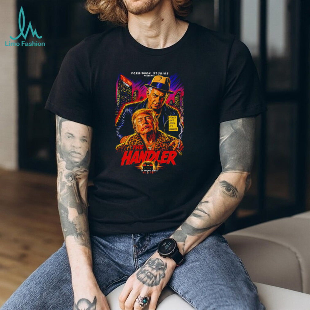 The Handler Forbidden Studios Crime Thriller Movie Poster Style Vintage Fans Men T Shirt