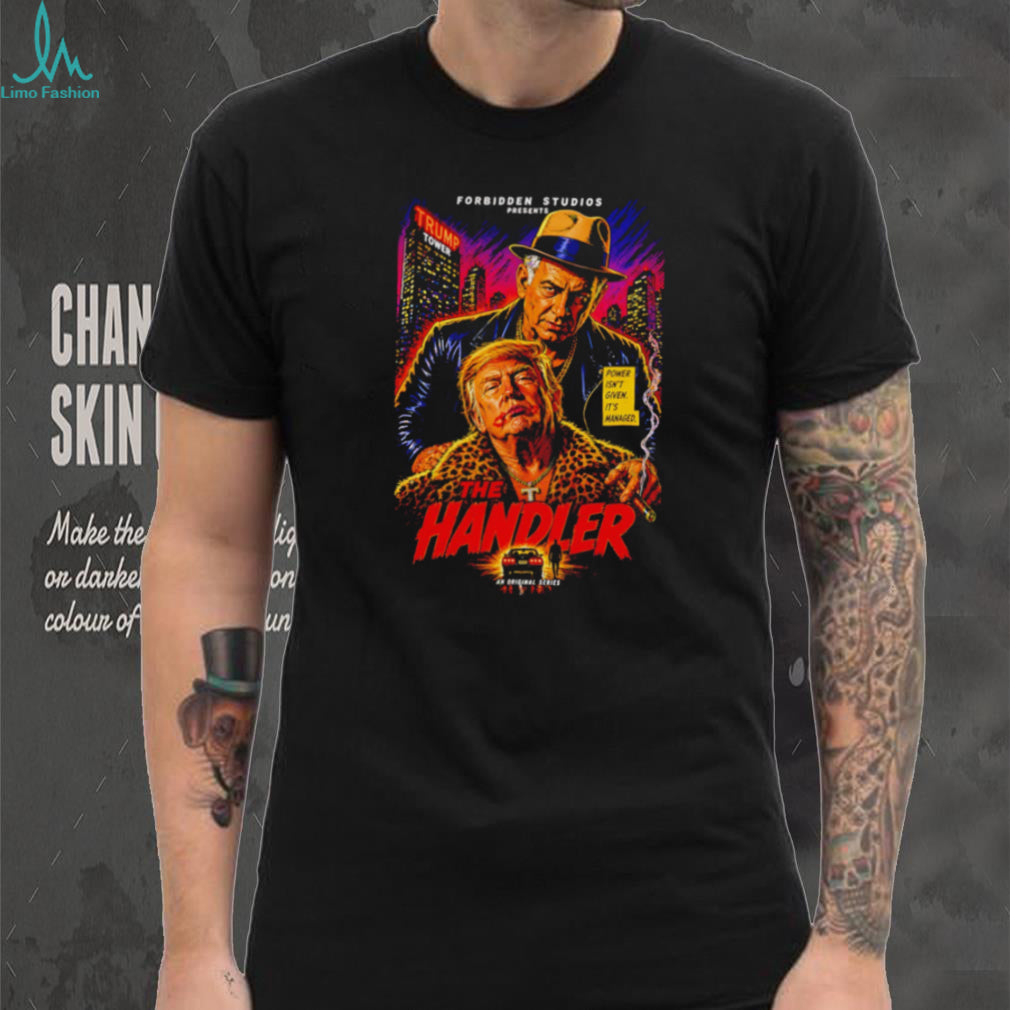 The Handler Forbidden Studios Crime Thriller Movie Poster Style Vintage Fans Men T Shirt