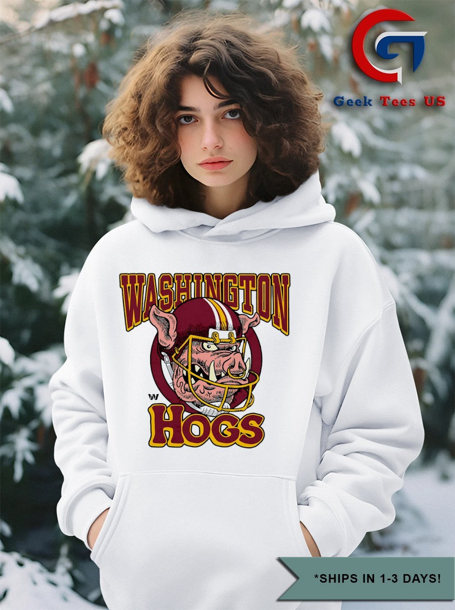The Hogs Washington Commanders mascot shirt Unisex , , , Long Sleeve Tee
