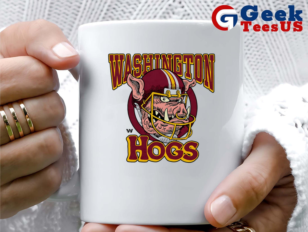 The Hogs Washington Commanders mascot shirt Unisex , , , Long Sleeve Tee