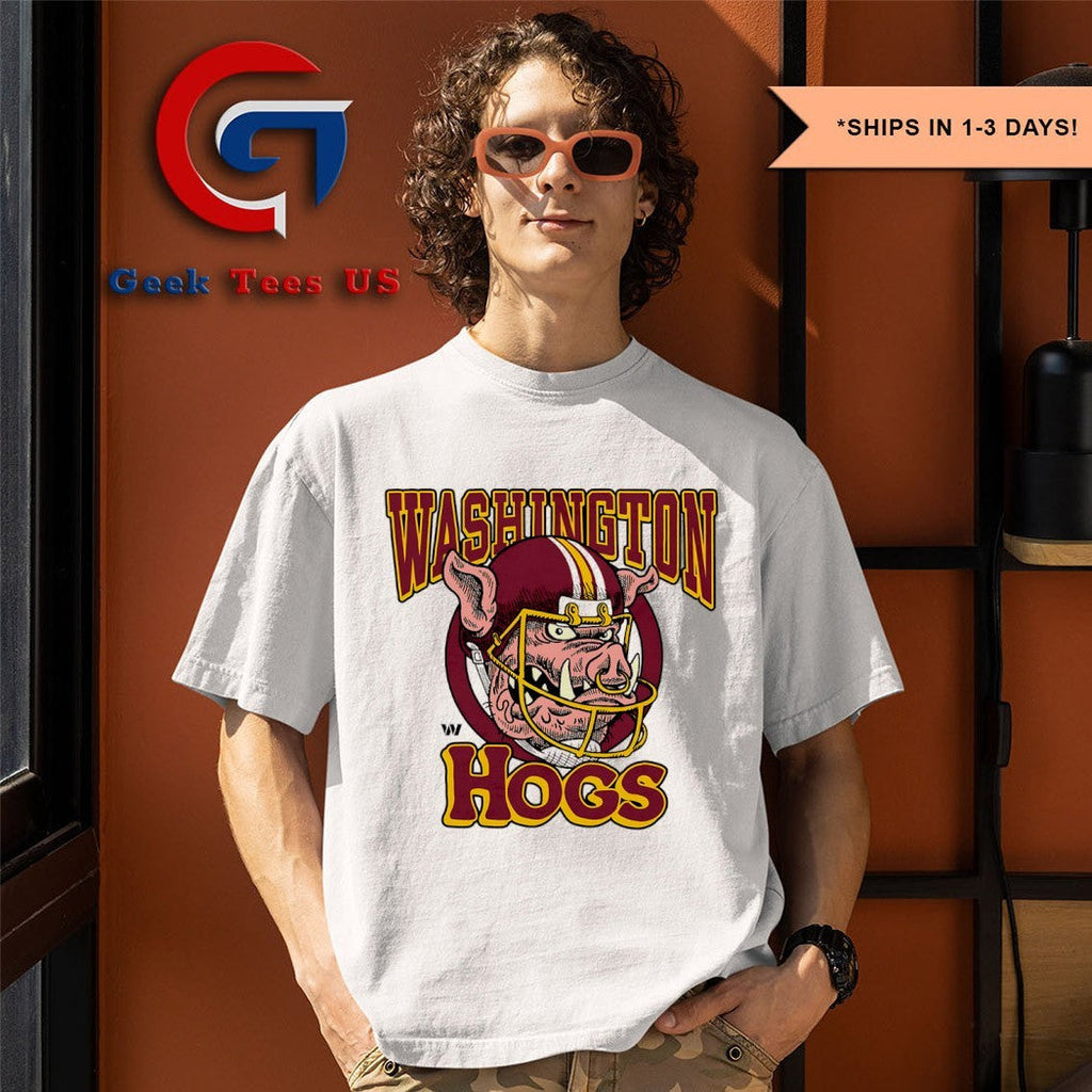 The Hogs Washington Commanders mascot shirt Unisex , , , Long Sleeve Tee