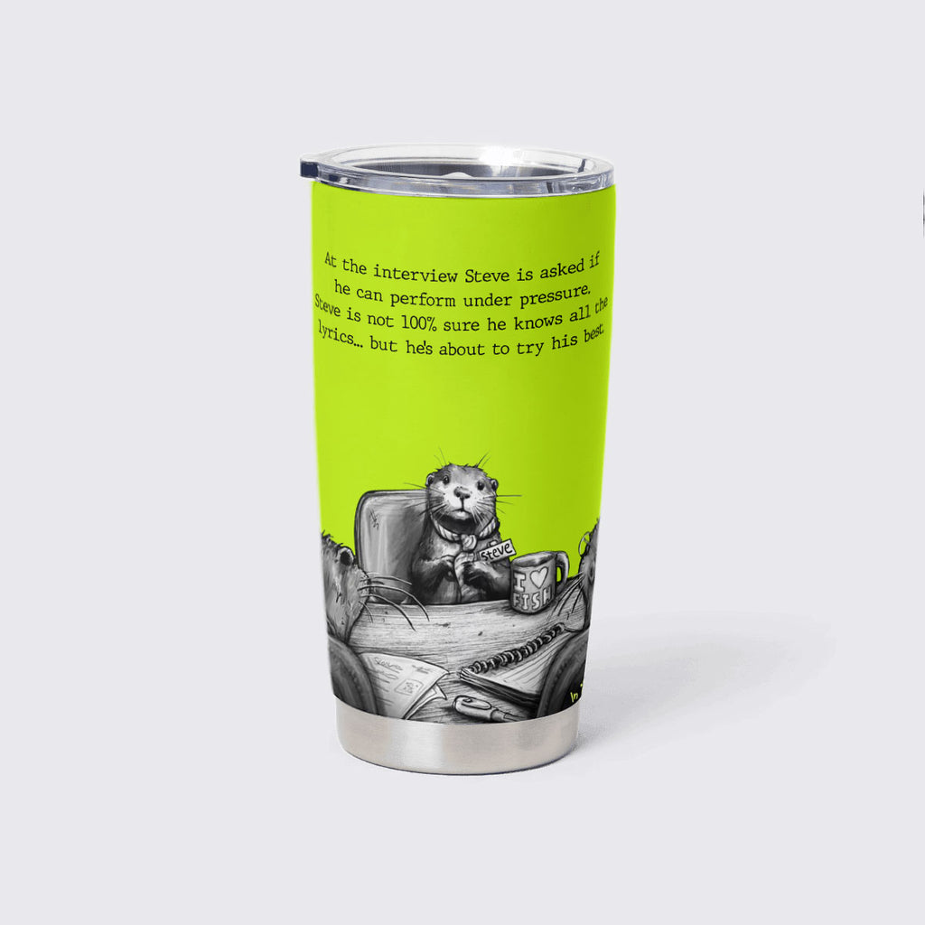 The Interview Steve Tumbler 20 Oz Funny Otter Meme