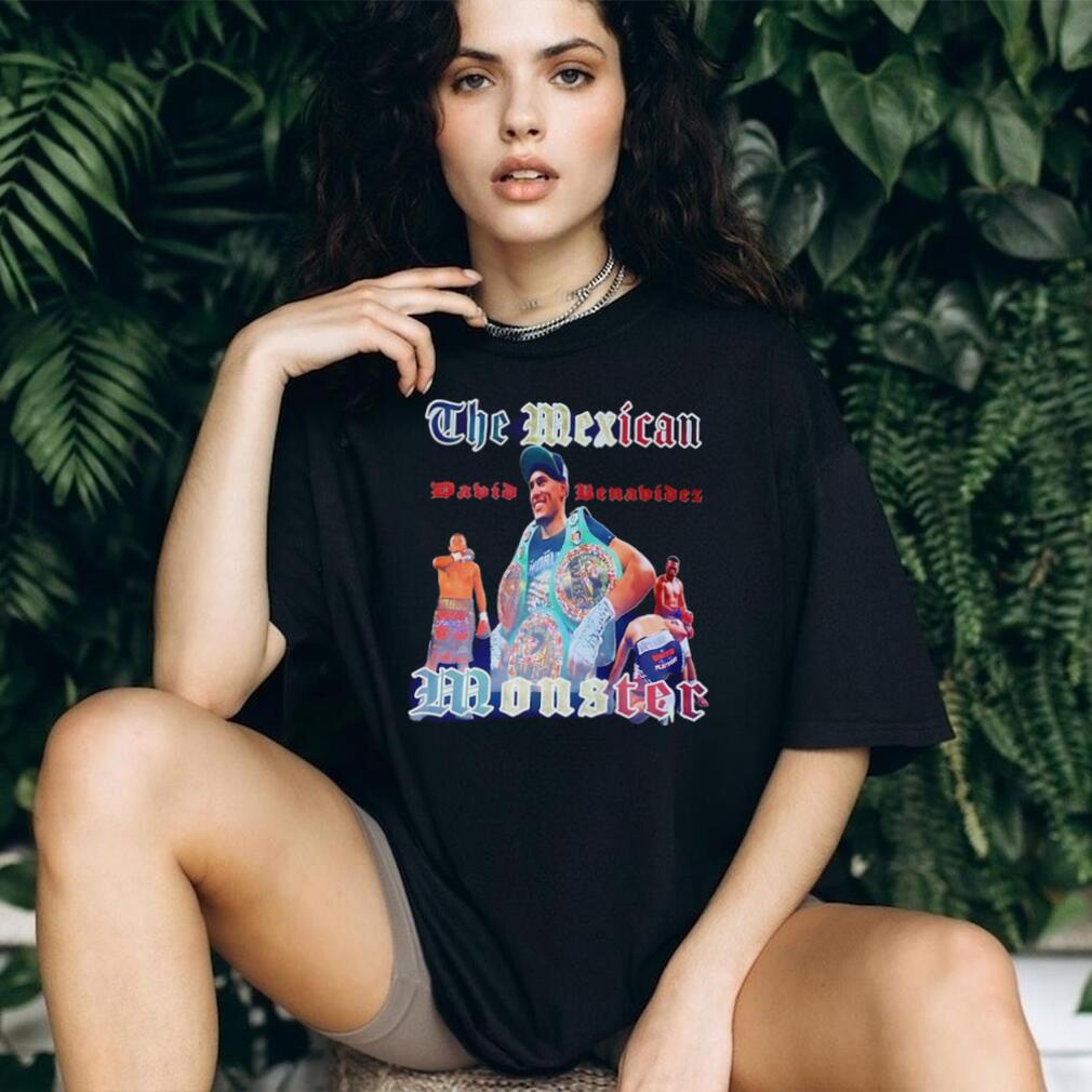 The Mexican Monster David Benavidez portrait shirt