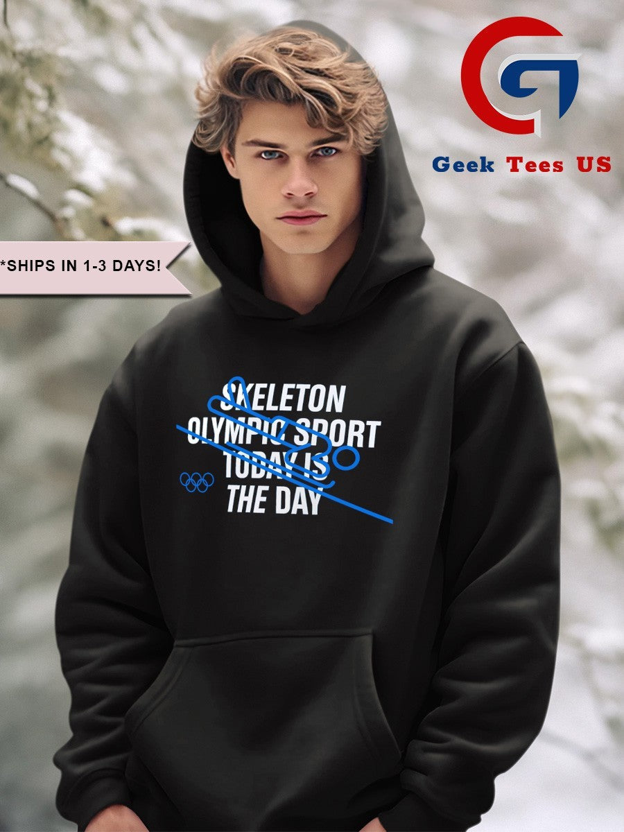 The Olympic Collection Skeleton 2025 shirt Unisex , , , Long Sleeve Tee