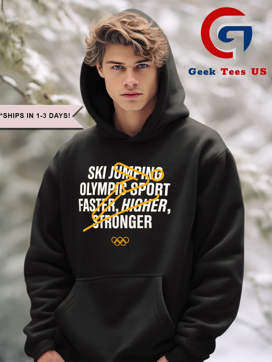The Olympic Collection Ski Jumping 2025 shirt Unisex , , , Long Sleeve Tee