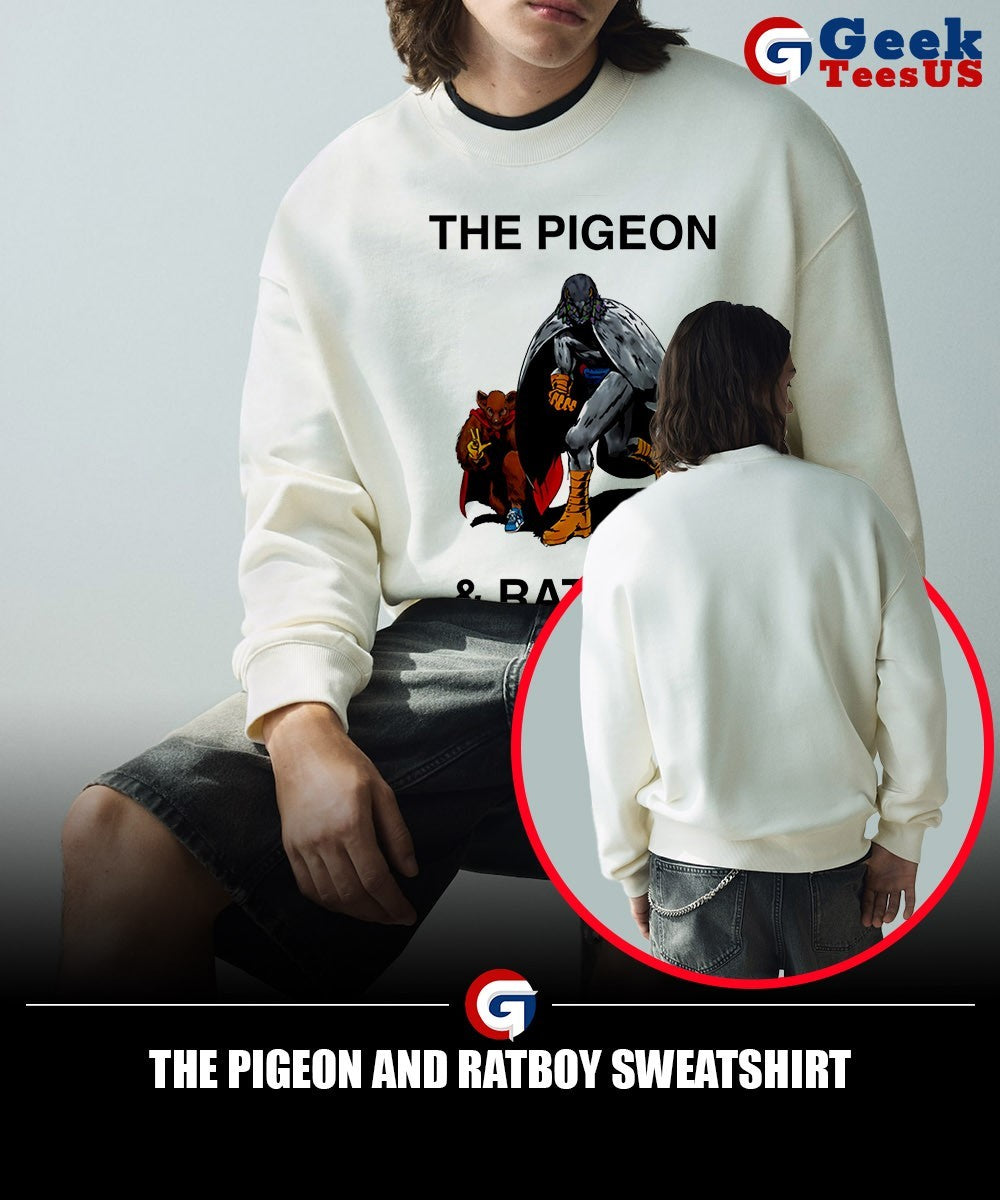 The Pigeon and Ratboy shirt Unisex , , , Long Sleeve Tee