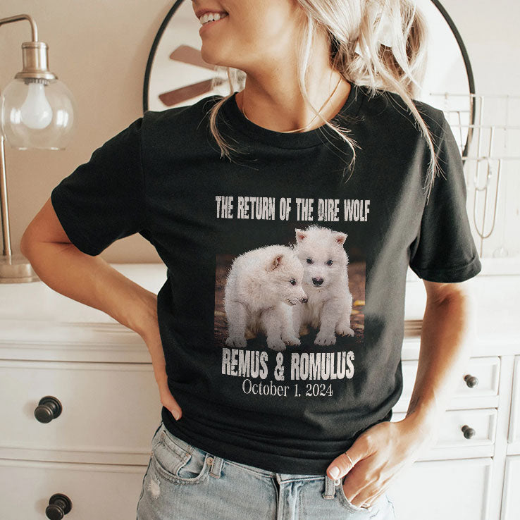 The Return Of The Dire Wolf Remus & Romulus October 1 2024 Shirt