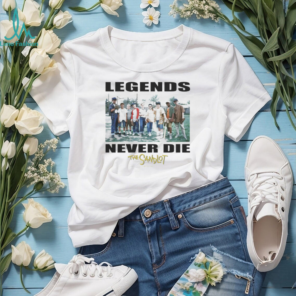 The Sandlot Legends Never Die Vintage Movie Cast Photo T shirt