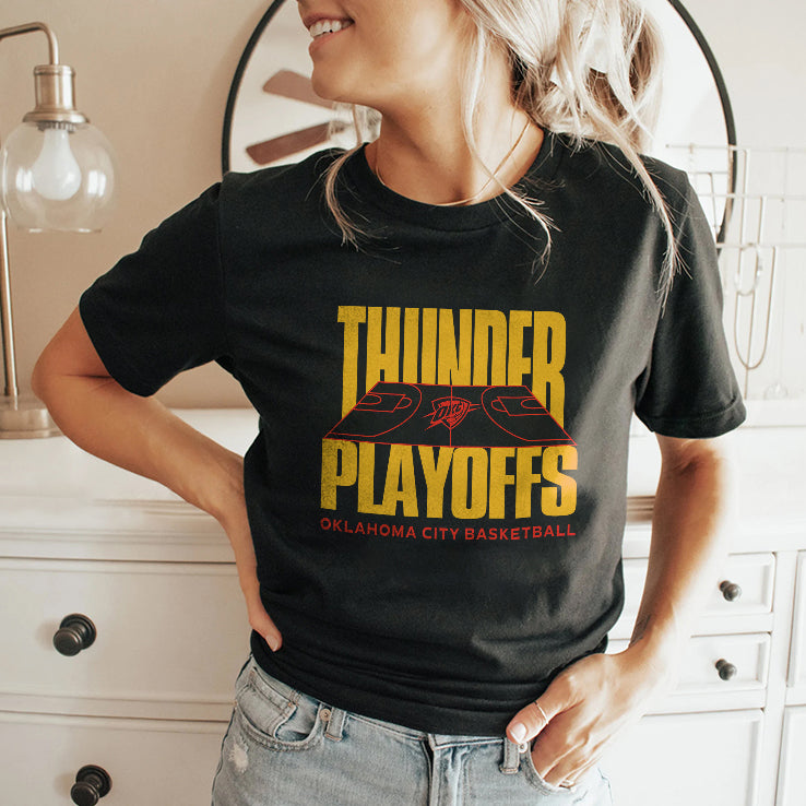 Thunder Playoffs Oklahoma City Basketball 2025 T Shirt