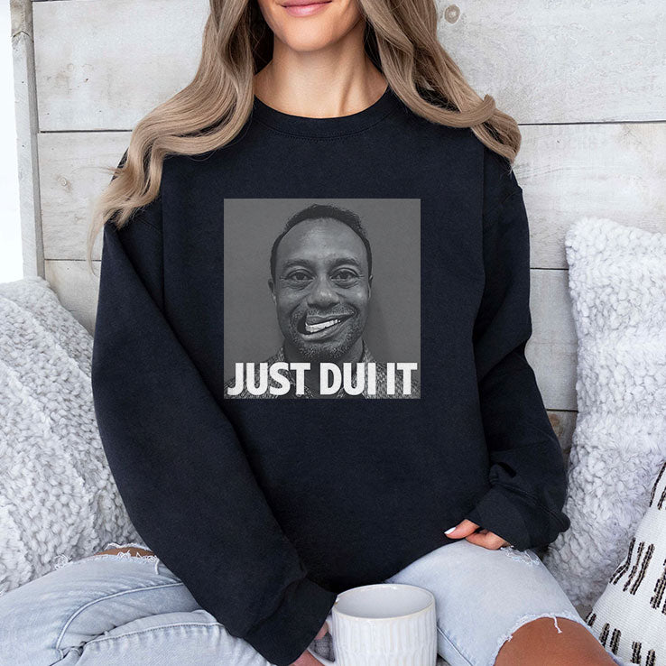Tiger Woods Mugshot Just DUI It Shirt