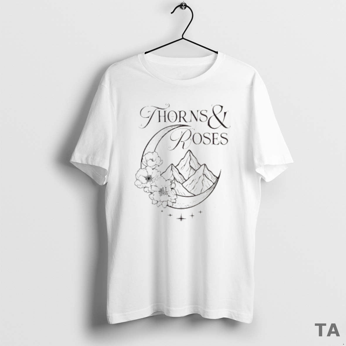 Top Court Thorns Roses Mountain Flower T-Shirts