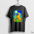 Top Horse Lovers Musical Moon Harp Art T-Shirts