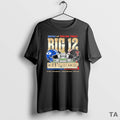 Top Ncaa 2025 Big 12 Football Championship Byu Cougars Vs Texas Tech Red Raiders Att T-Shirts