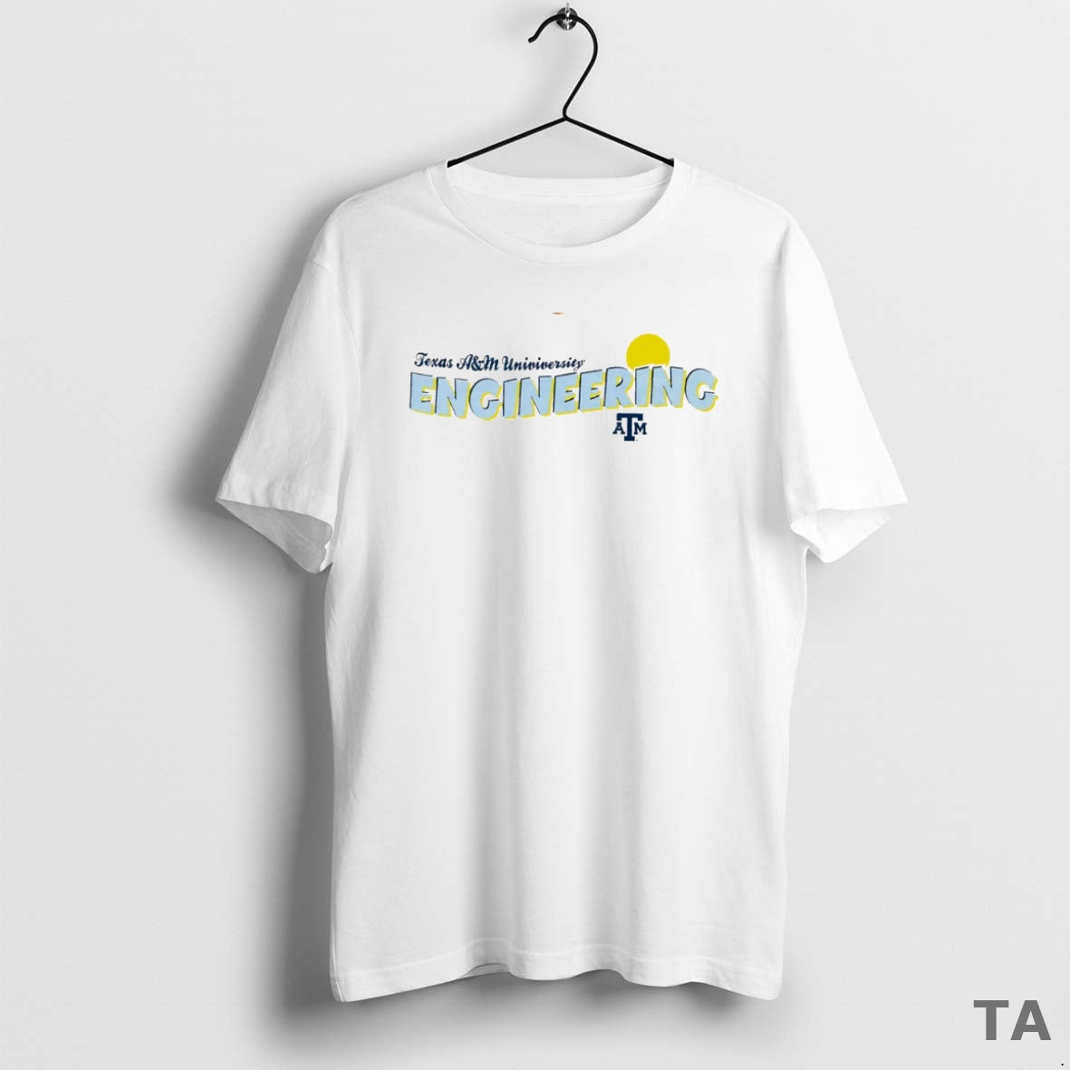 Top Texas M Aggies Engineering Logo Circle T-Shirts