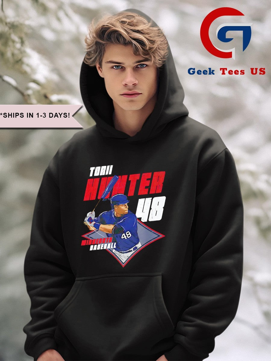 Torii Hunter player Minnesota Twins baseball Diamond shirt Unisex , , , Long Sleeve Tee
