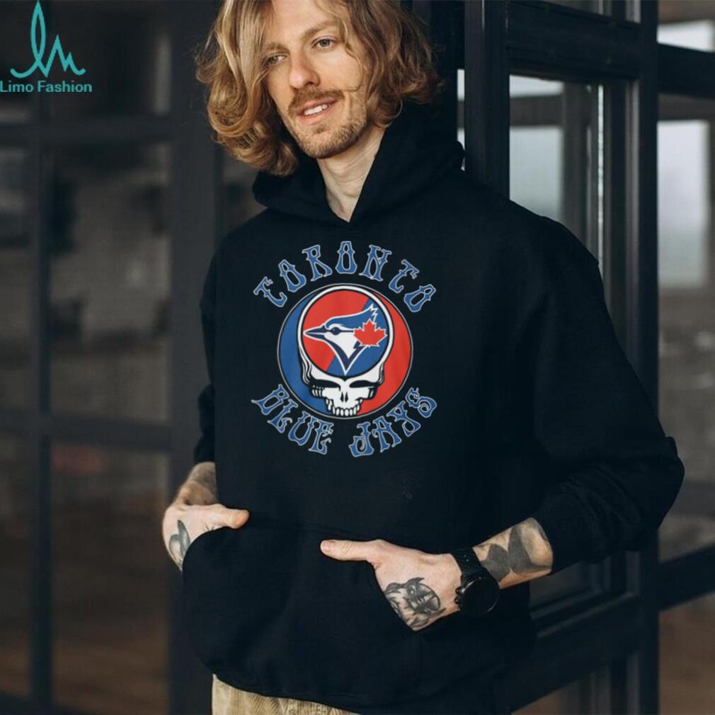 Toronto Blue Jays x Grateful Dead Steal Your Face Baseball Mashup T Shirt