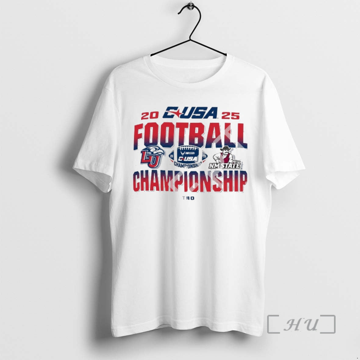 Trending 2025 Cusa Football Championship Champion Liberty Flames Vs New Mexico State Aggies T-Shirts