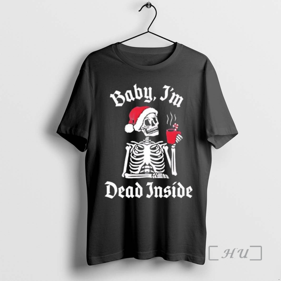 Trending Baby Im Dead Inside Skeleton Black T-Shirts